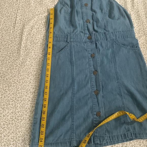FREE PEOPLE ‼️‼️‼️Sami Denim Halter Minidress - Picture 13 of 13